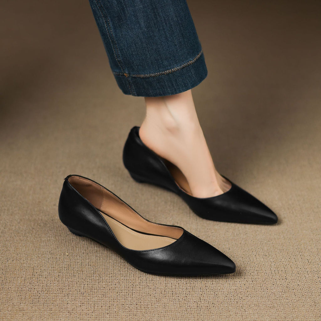 Irella Eleganckie Płaskie Buty do Sukienki | Skóra Naturalna, Antypoślizgowa Podeszwa 9