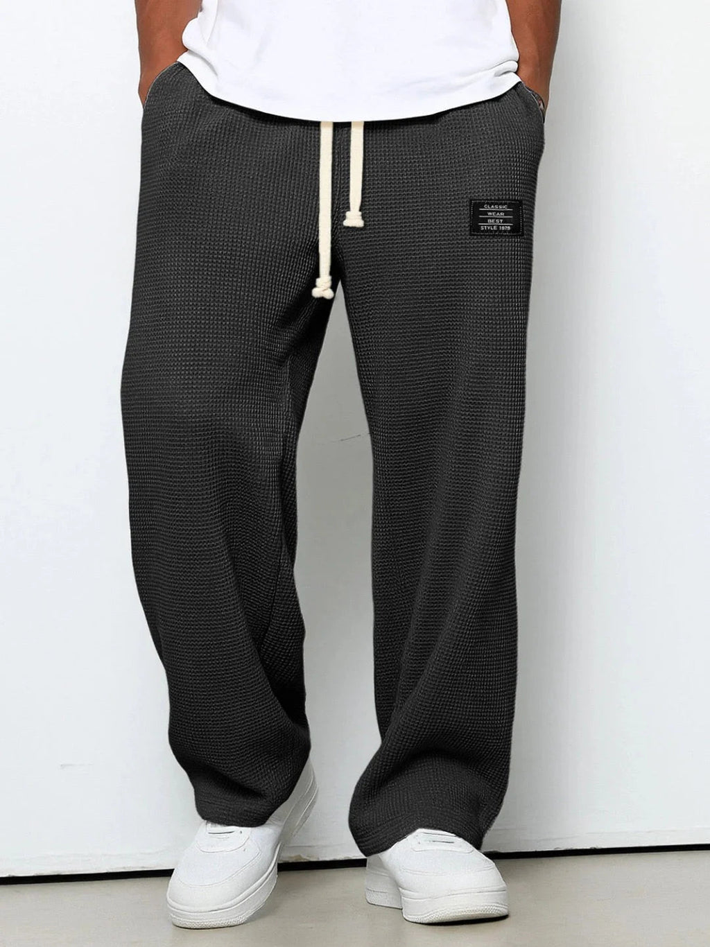 Jogger męski Max | Luźny fason, elastyczny pas, bawełna 0