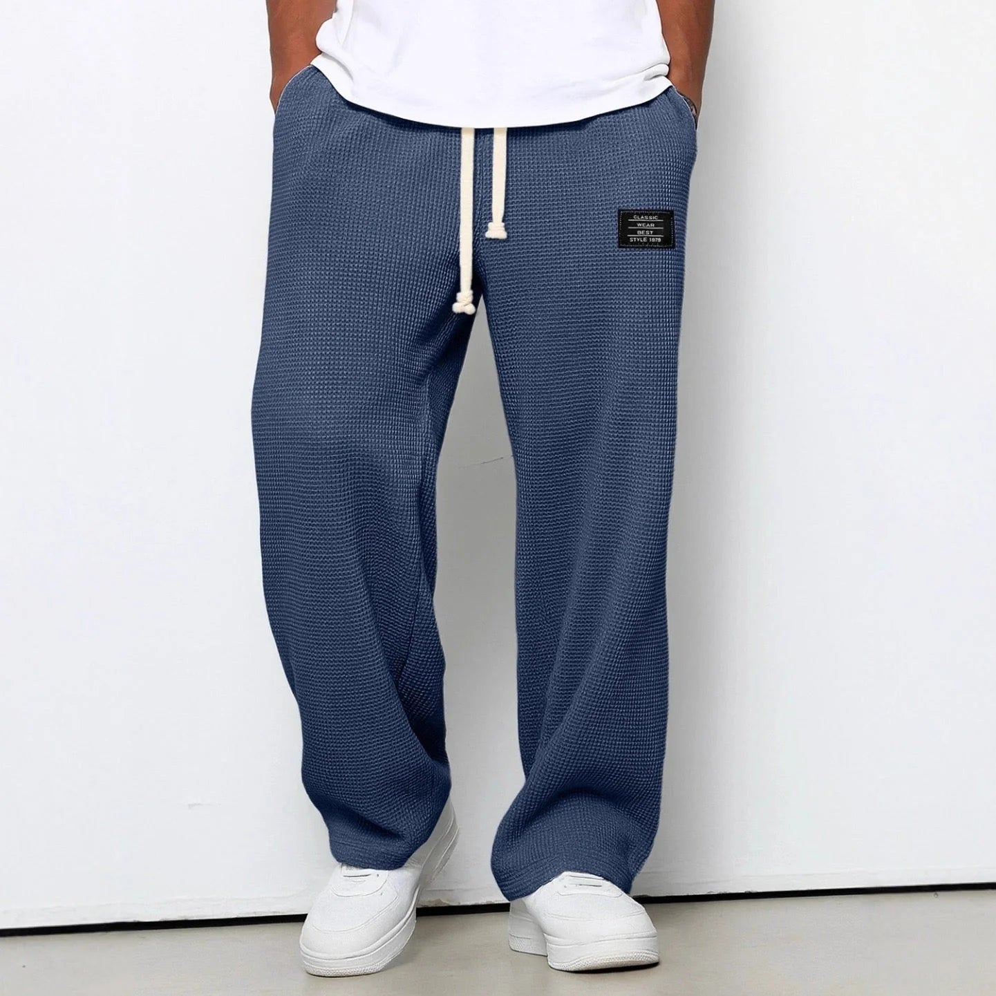 Jogger męski Max | Luźny fason, elastyczny pas, bawełna 7