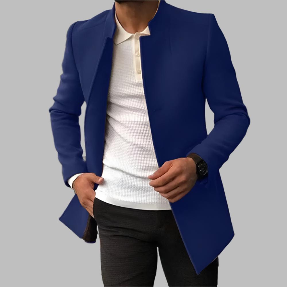 Kardigan męski Max | Minimalistyczny, smukły krój, jednolity kolor 1