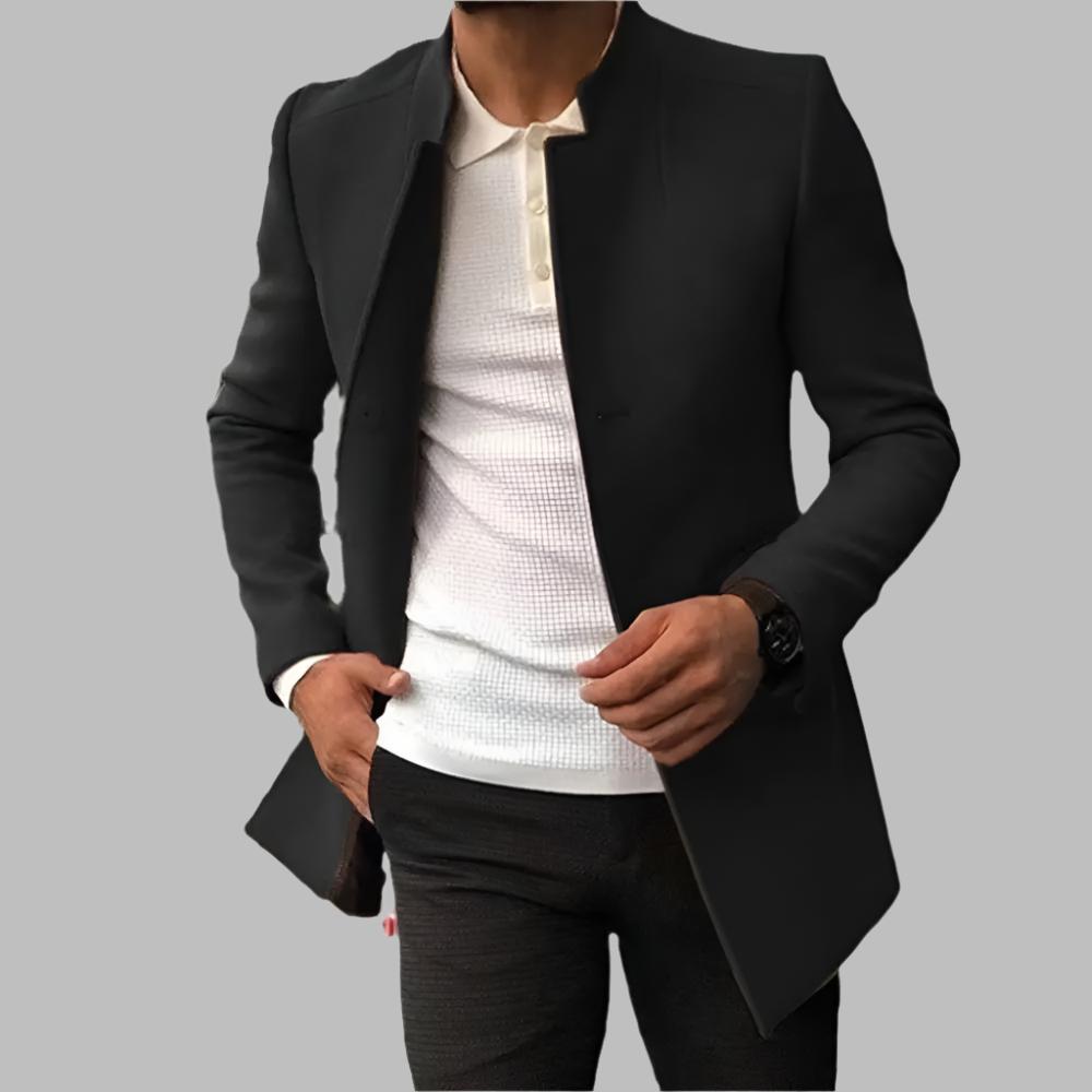 Kardigan męski Max | Minimalistyczny, smukły krój, jednolity kolor 5