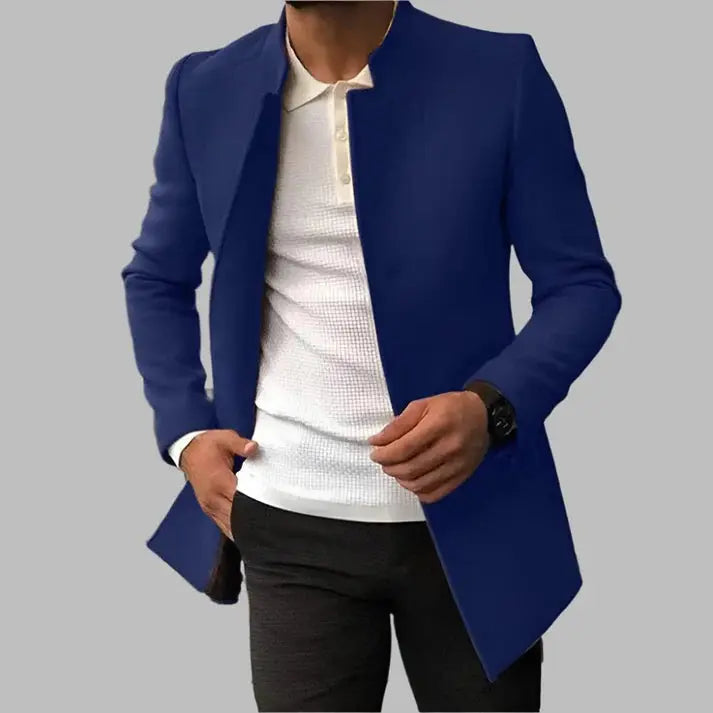 Kardigan męski Max | Minimalistyczny, smukły krój, jednolity kolor 6
