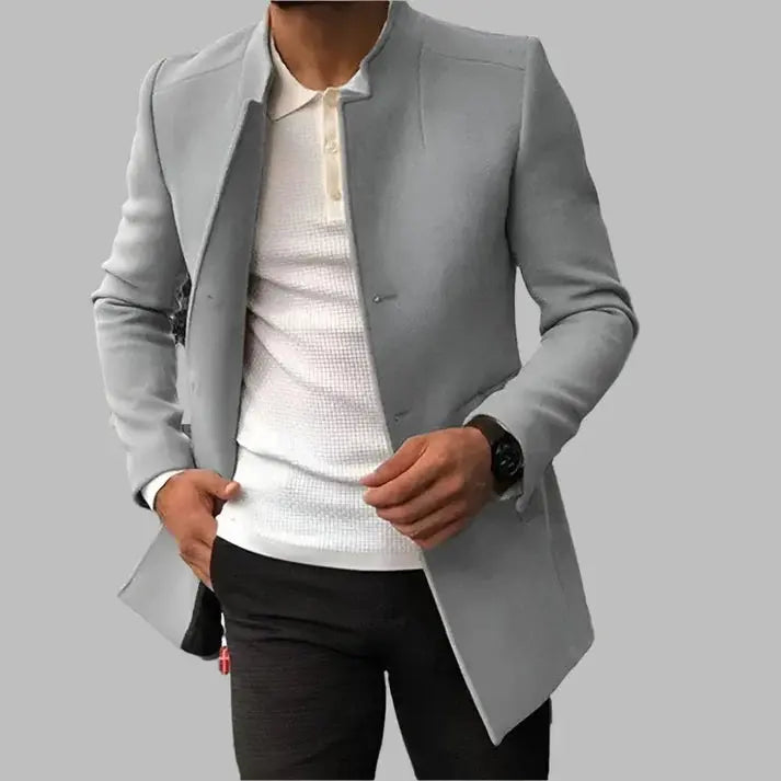 Kardigan męski Max | Minimalistyczny, smukły krój, jednolity kolor 7