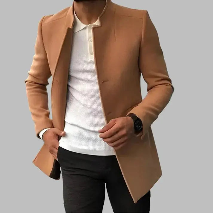 Kardigan męski Max | Minimalistyczny, smukły krój, jednolity kolor 8