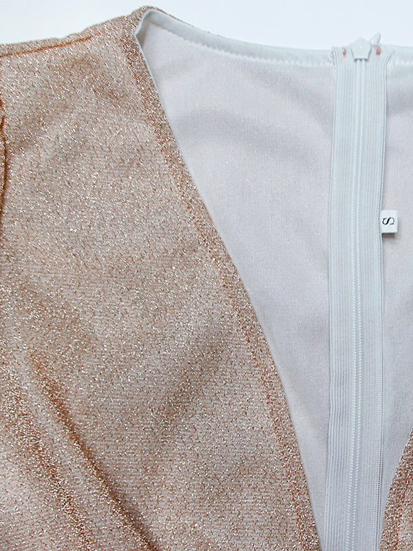 Kasia Czarna Sukienka Wieczorowa | Połyskujący Materiał, Klasyczny Krój 4