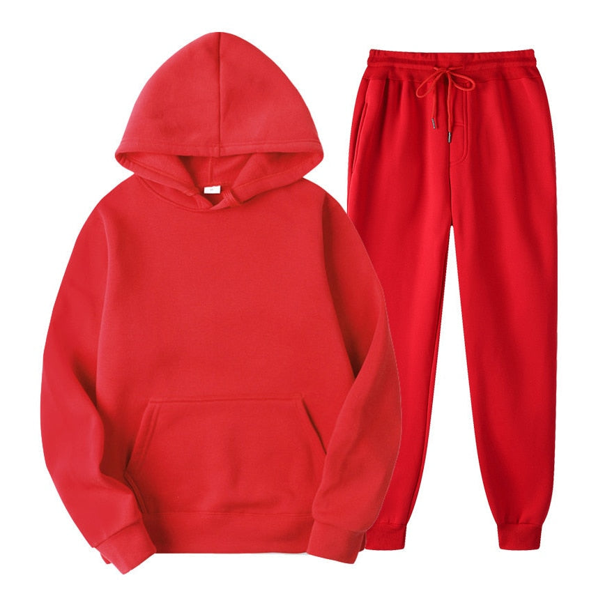 Komplet dresowy Kaja damski | Bluza z kapturem i spodnie jogger, wygodny fason 1