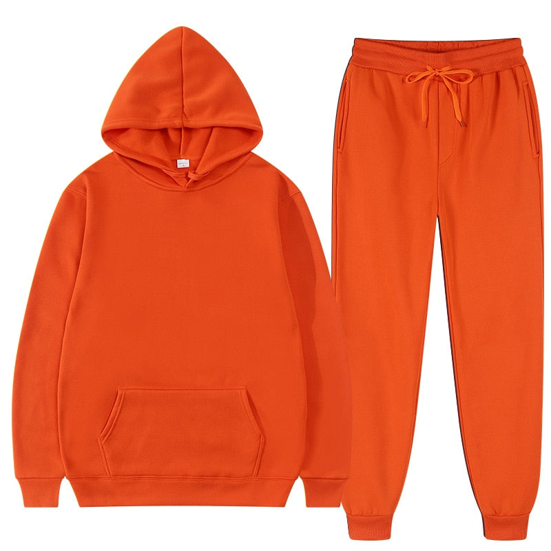 Komplet dresowy Kaja damski | Bluza z kapturem i spodnie jogger, wygodny fason 11