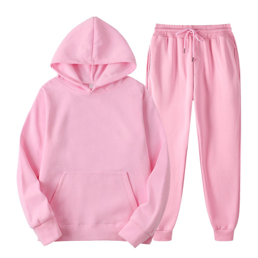 Komplet dresowy Kaja damski | Bluza z kapturem i spodnie jogger, wygodny fason 6