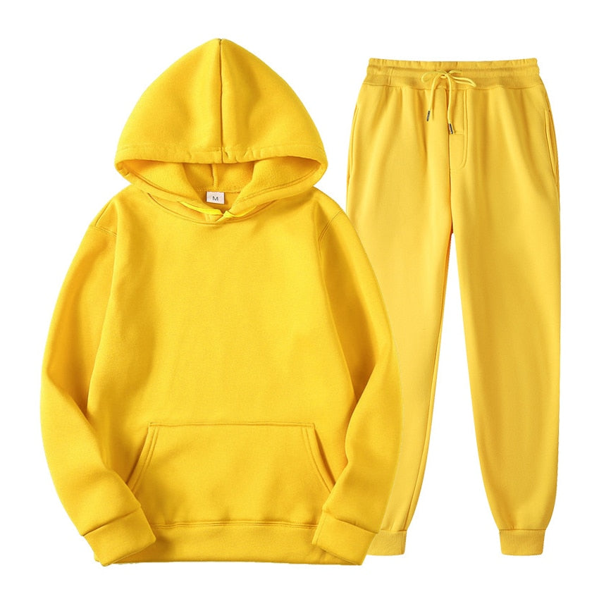 Komplet dresowy Kaja damski | Bluza z kapturem i spodnie jogger, wygodny fason 7