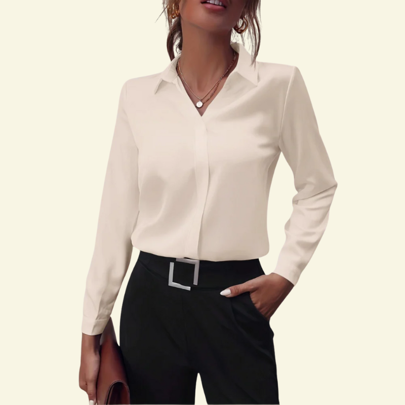 Koszula Élodie Damska | Premium Mieszanka Tkanin, Elegancki Krój 7