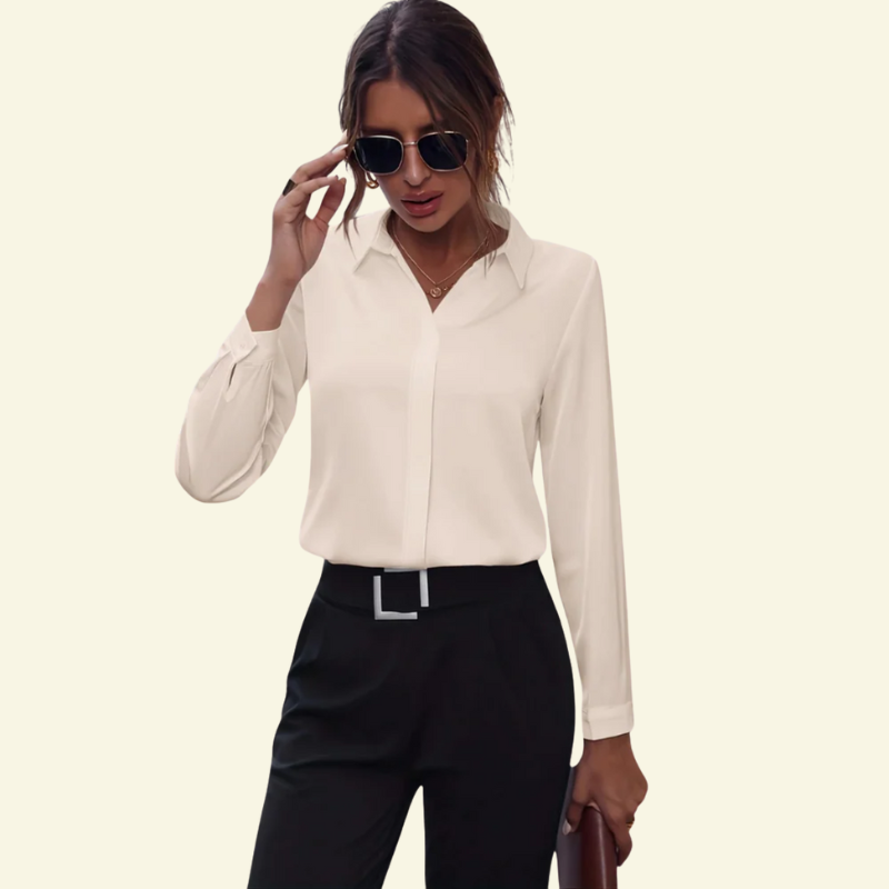 Koszula Élodie Damska | Premium Mieszanka Tkanin, Elegancki Krój 8