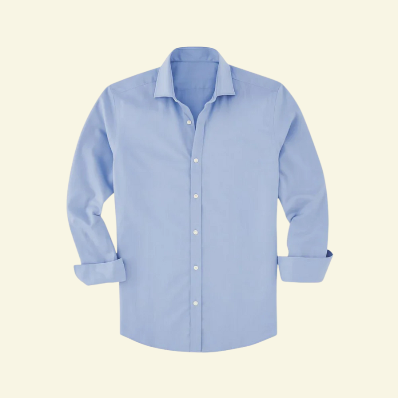Koszula męska Laurent Slim Fit | Biała, Premium Bawełna, Klasyczny Kołnierzyk 1