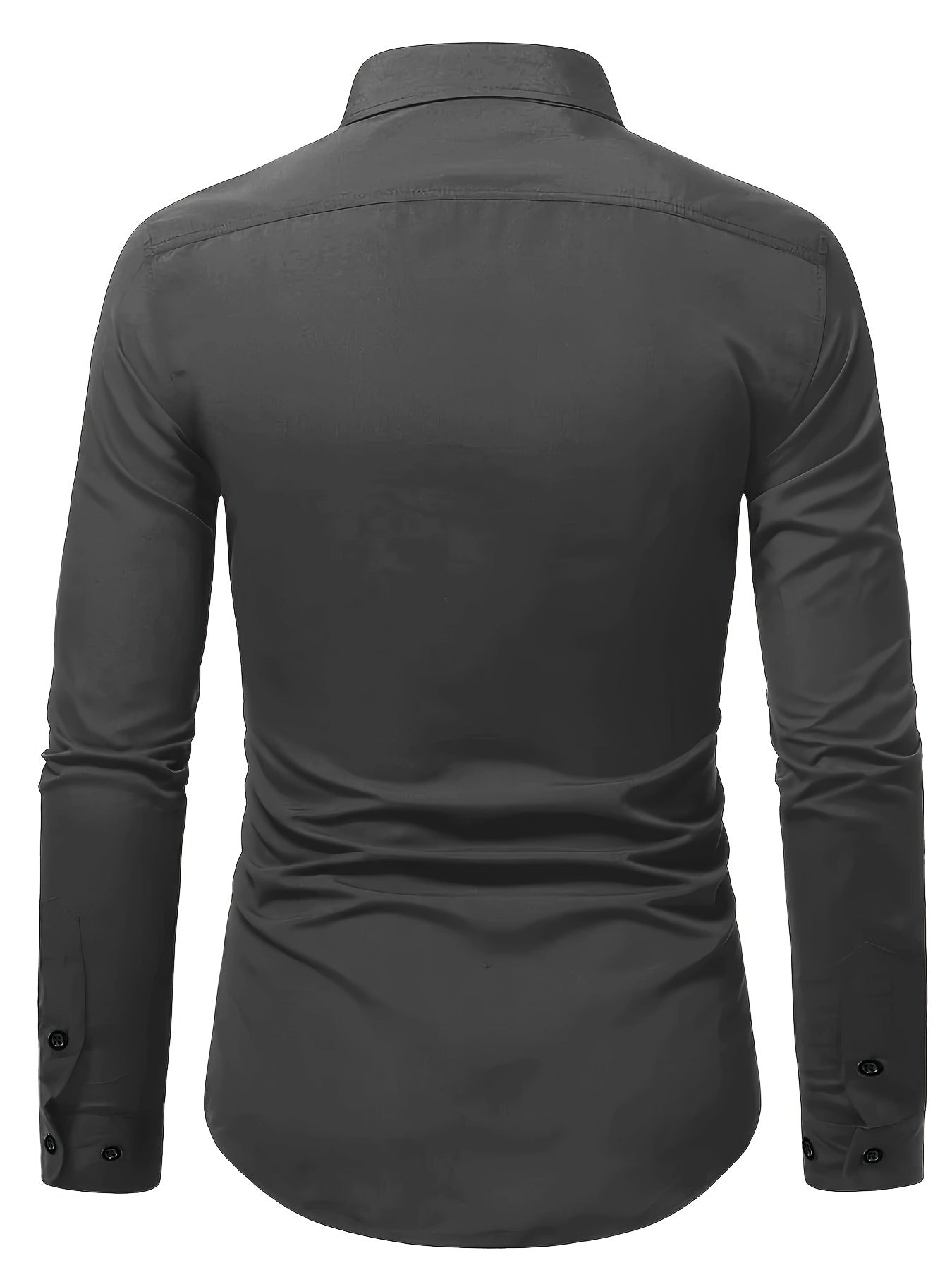Koszula męska Tomasz | Slim Fit, Długi Rękaw, Wysokiej Jakości Bawełna 4