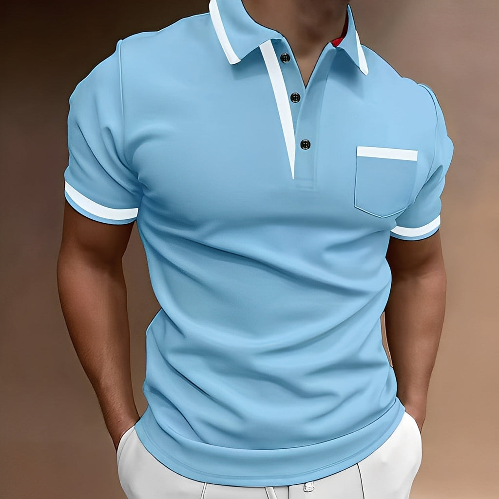 Koszulka polo Alijah dla mężczyzn | Dopasowany krój, elegancki styl 1