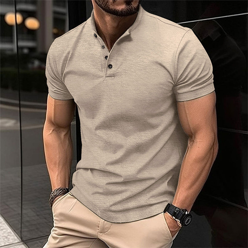 Koszulka polo Miko | Slim Fit, Stojący Kołnierz, Krótkie Rękawy 3