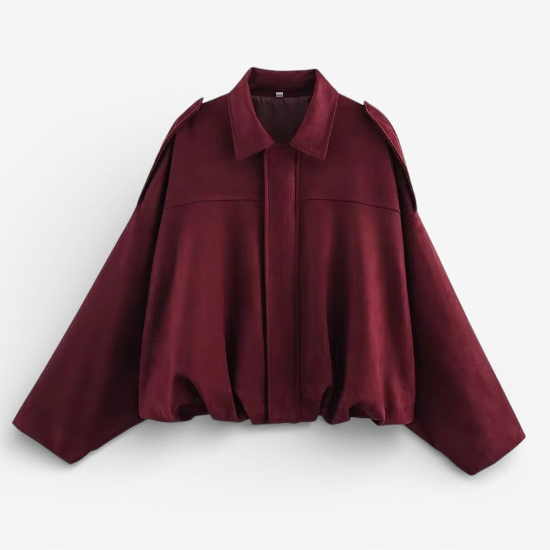 Kurtka Noelle Zimowa Damska | Klasyczny Krój, Długie Rękawy, Poliester 12