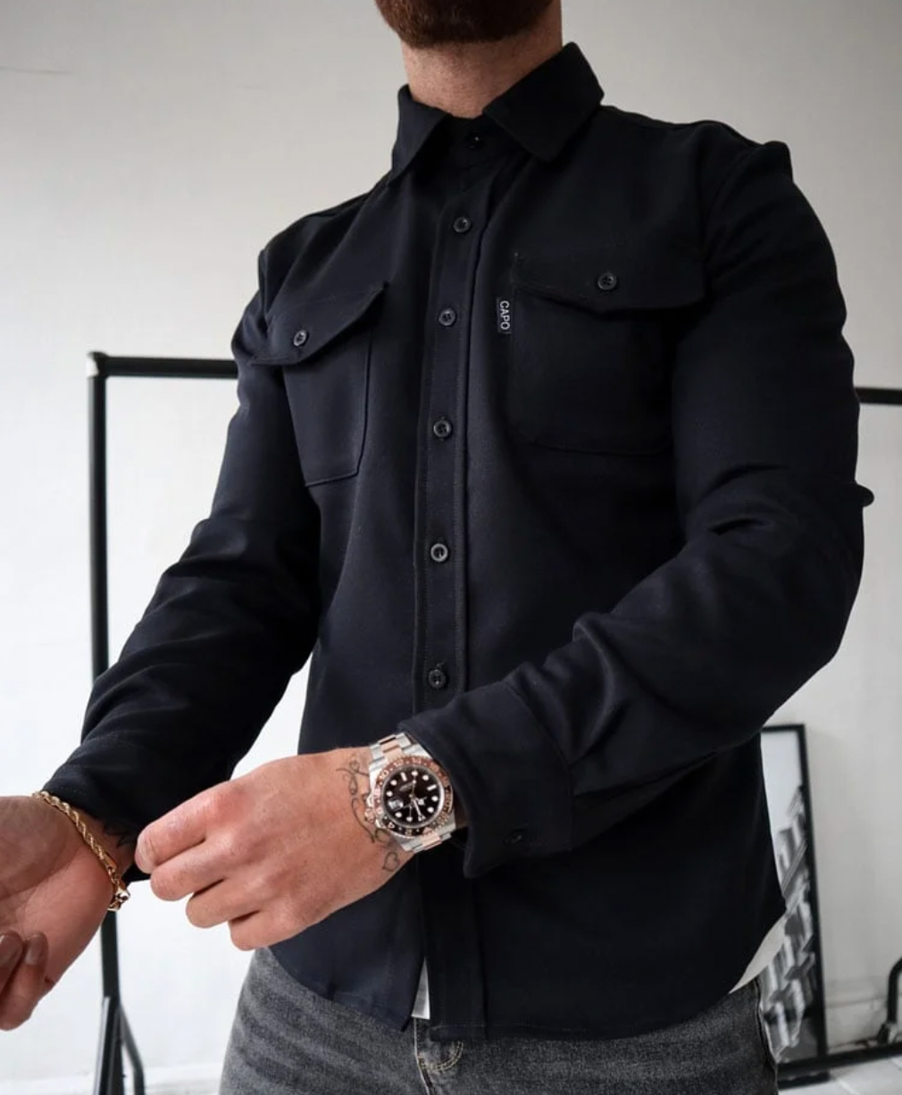 Kurtka męska Nowoczesna | Casualowa, Slim Fit, Mieszanka Syntetyczna 3