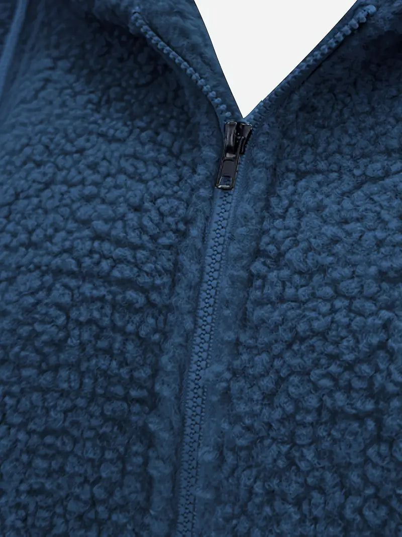 Kurtka polarowa Daria | Z kapturem, luźny krój, miękki polar 5