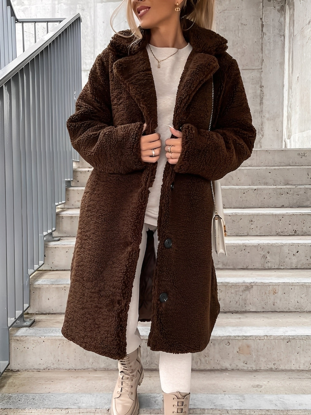 Kurtka polarowa Susanne | Elegancki krój, miękki materiał dla kobiet 2
