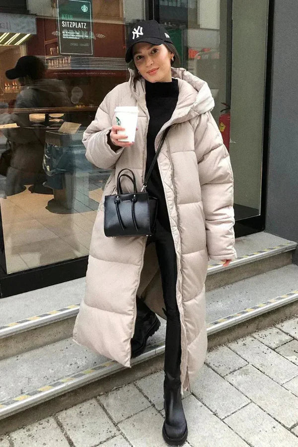 Kurtka puchowa Lila | Oversize, pikowana z kapturem dla kobiet 1