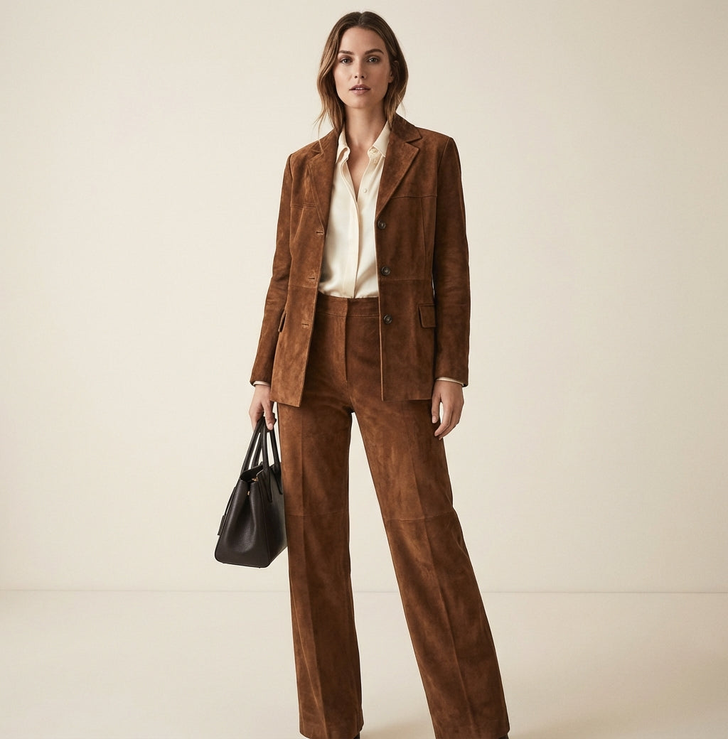 Kurtka skórzana Valerina | Oversize, miękki materiał z efektem skóry 1