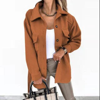 Kurtka wiosenna damska Lila | Oversize, duże kieszenie, pasek w talii 7