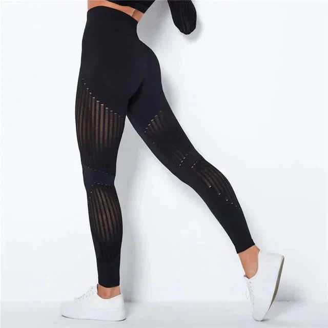 Legginsy Kompresyjne Lira | Wysoki Stan, Elastyczny Krój Damskie Sportowe 0