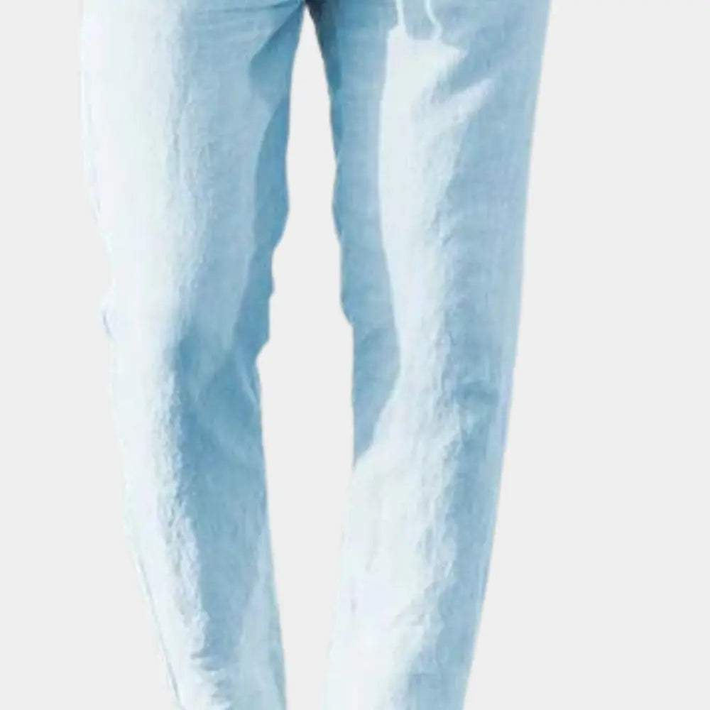 Lniane Spodnie Męskie Leo | Oddychający Materiał, Luźny Krój 1