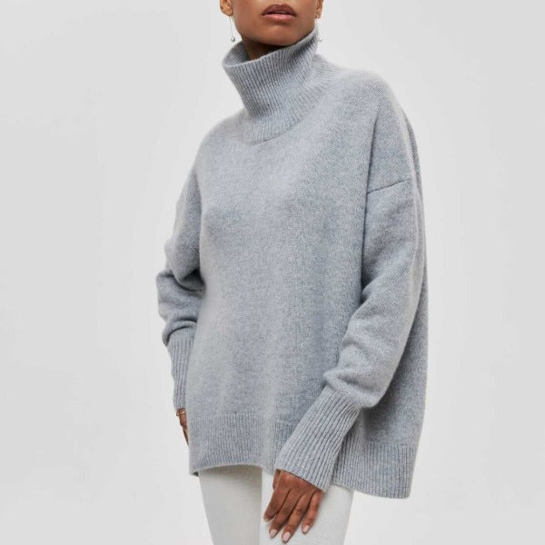 Marta Women’s Sweater | Soft Knit, High Neck 2