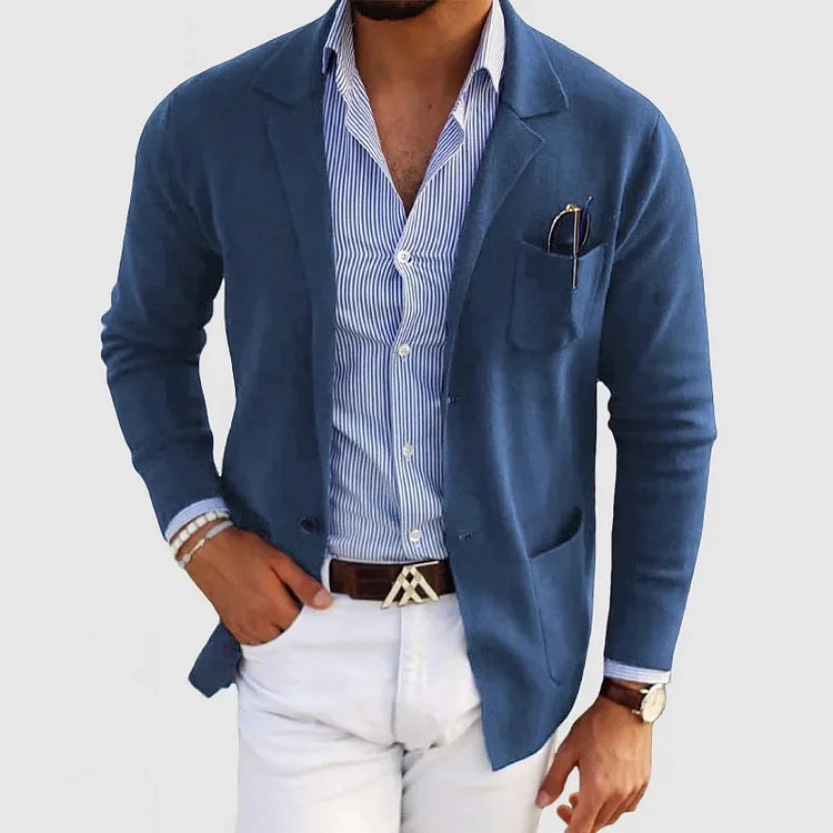 Marynarka Męska Leon | Stylowy Krój Casual z Eleganckimi Detailami 1