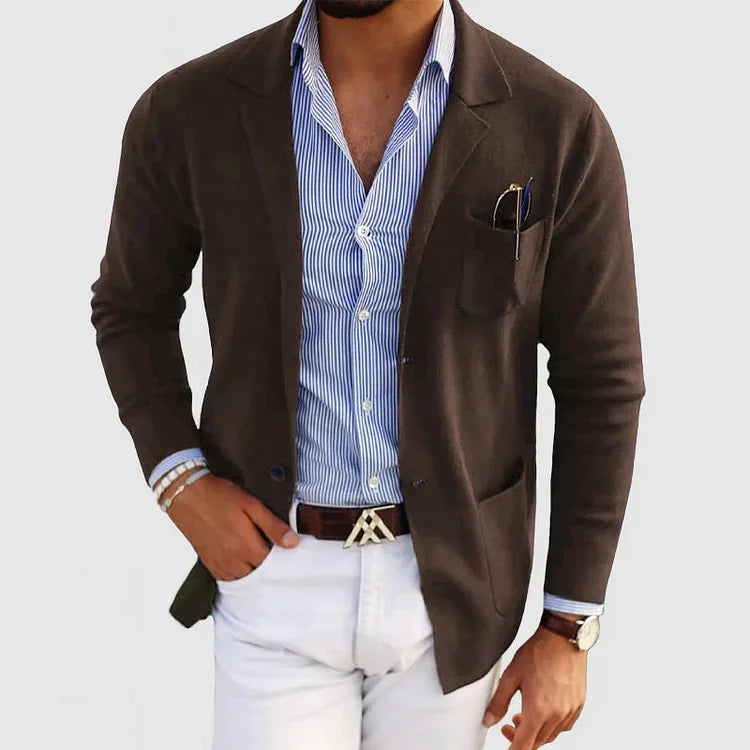 Marynarka Męska Leon | Stylowy Krój Casual z Eleganckimi Detailami 6