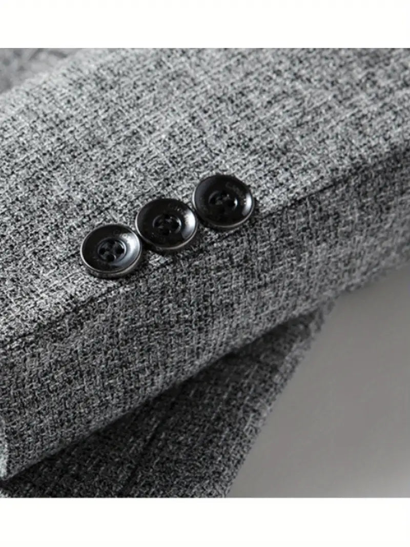 Marynarka męska Slim Fit | Bez prasowania, uniwersalny styl casual 3
