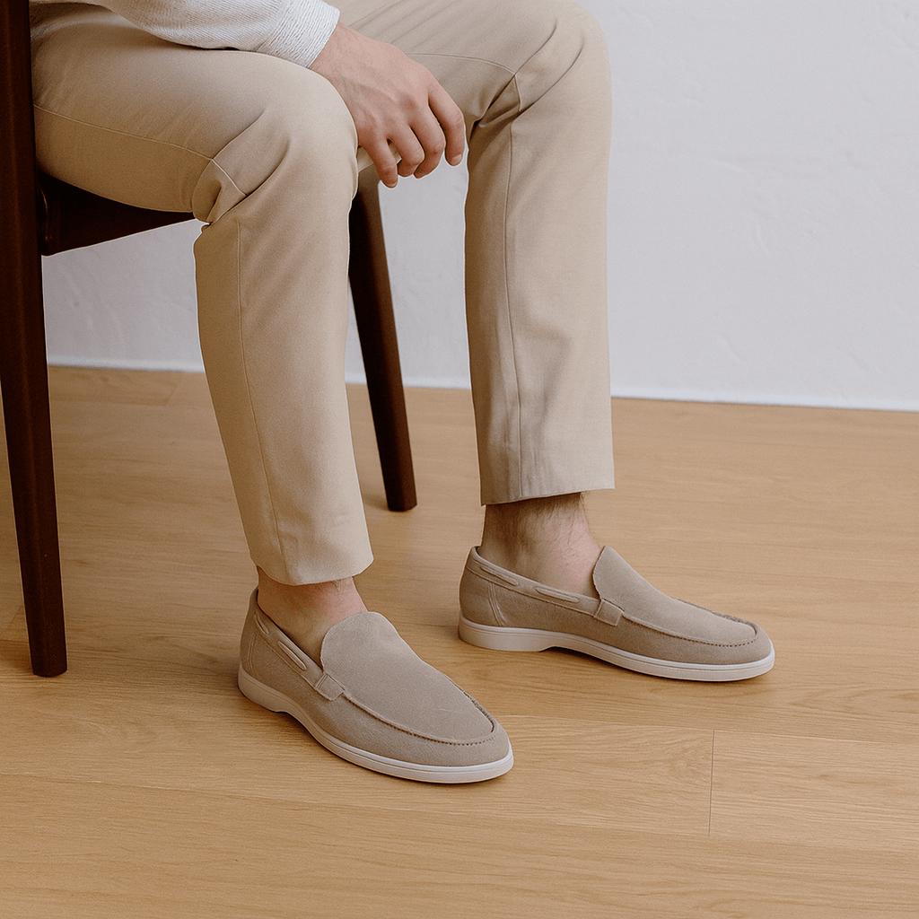 Mokasyny Męskie Mikołaj | Zamszowe, Elegancki Design, Wsuwane 0