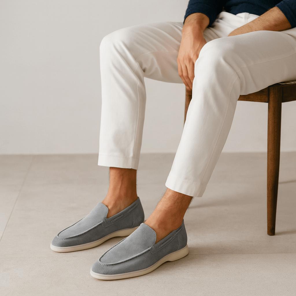 Mokasyny Męskie Mikołaj | Zamszowe, Elegancki Design, Wsuwane 2