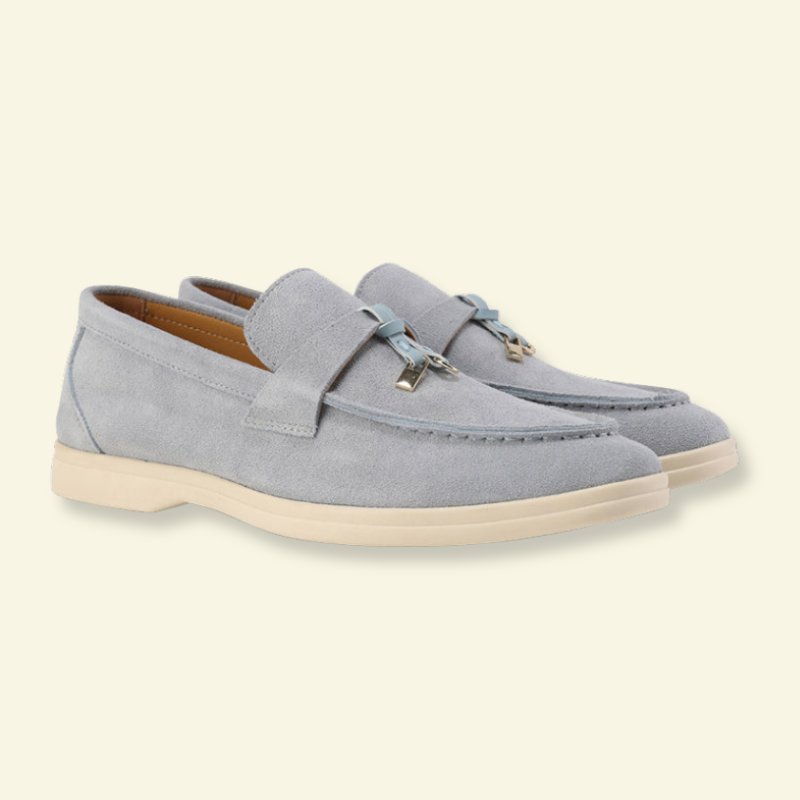 Mokasyny Zamszowe Laurent | Elegancki Styl, Naturalna Skóra Zamszowa 2