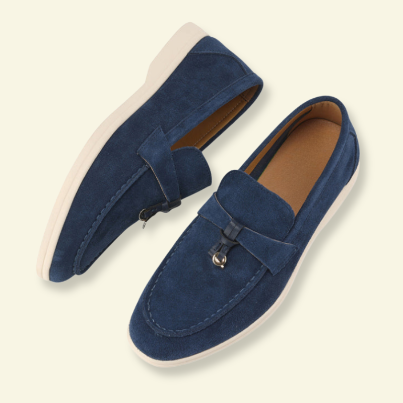 Mokasyny Zamszowe Laurent | Elegancki Styl, Naturalna Skóra Zamszowa 5