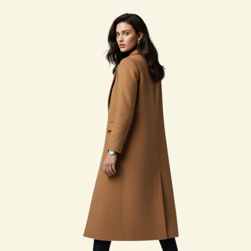 Płaszcz Colette Zimowy Damski | Minimalistyczny Styl, Premium Mieszanka Tkanin 5