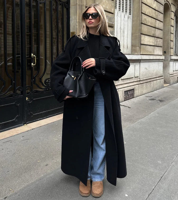 Płaszcz damski Maja | Oversize, elegancki fason, wysoka jakość materiału 0