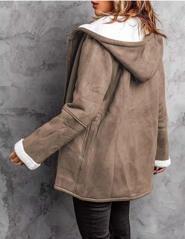 Płaszcz wełniany Eliza | Ocieplany z kapturem 3