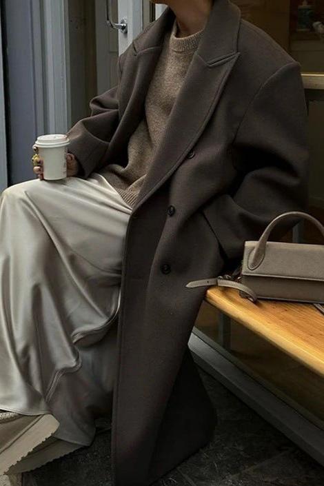 Płaszcz zimowy Daria | Dwurzędowy Krój, Elegancki Styl Damski 1