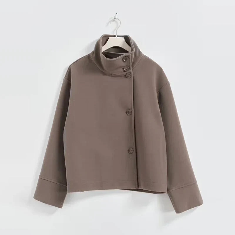 Płaszcz zimowy Maja | Oversize, Wysoki Kołnierz, Miękka Tkanina Premium 2
