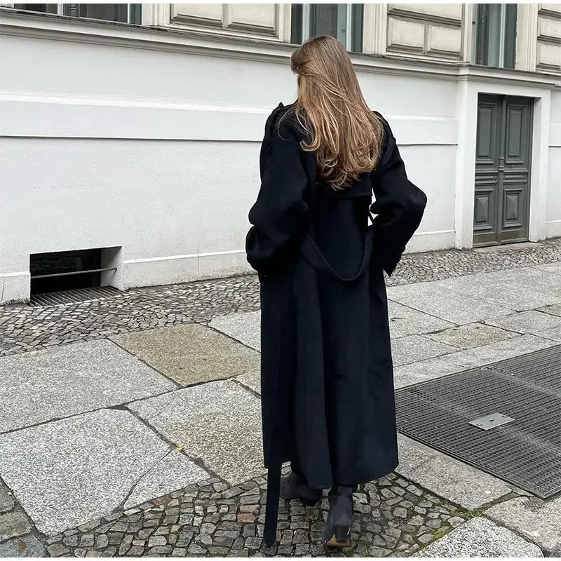 Płaszcz zimowy Maja | Oversized Trench, Długa Forma na Zimowe Dni 3