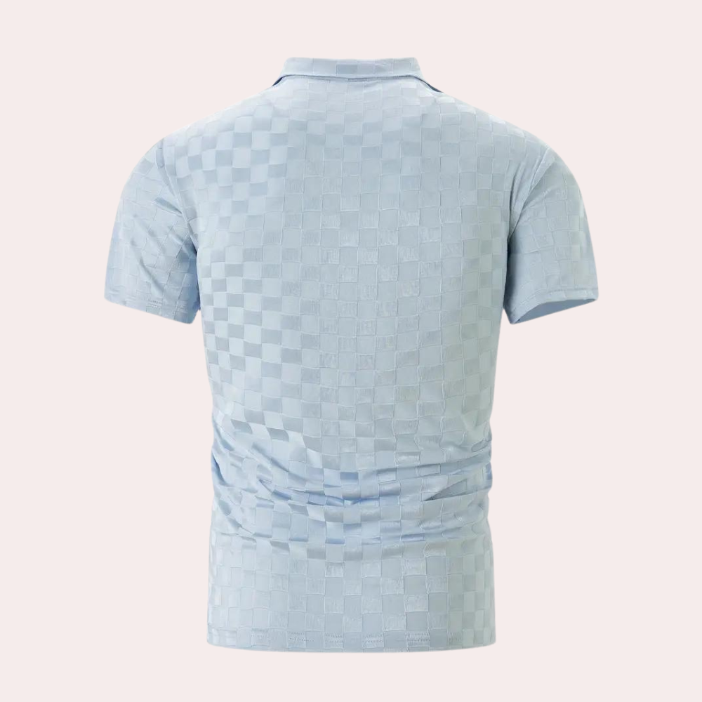 Polo męskie Borys | Krótki rękaw, elegancka bawełna z elastanem 4