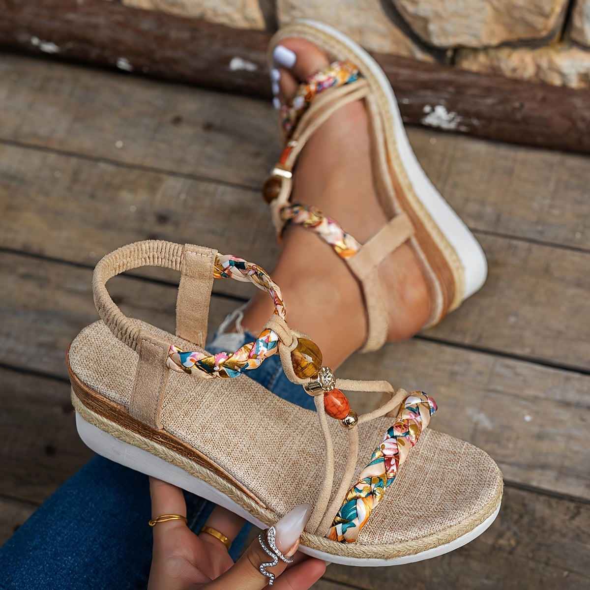 Sandały ortopedyczne Agnieszka | Boho design, ergonomiczne wsparcie 4