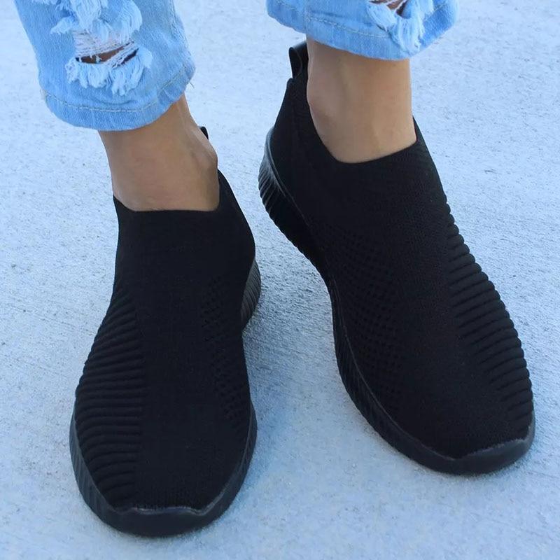 Sneakersy Ortopedyczne Lira | Wsuwane, Dzianinowe, Wygodne Wsparcie 11