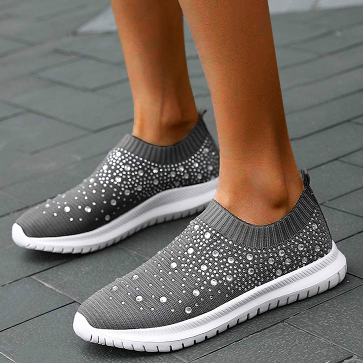 Sneakersy Ortopedyczne Lira | Wsuwane, Dzianinowe, Wygodne Wsparcie 12