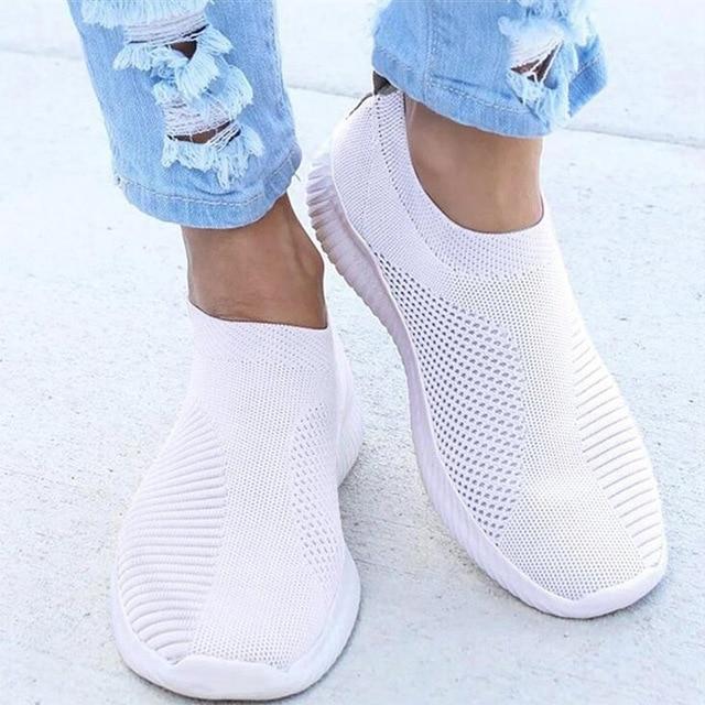 Sneakersy Ortopedyczne Lira | Wsuwane, Dzianinowe, Wygodne Wsparcie 13