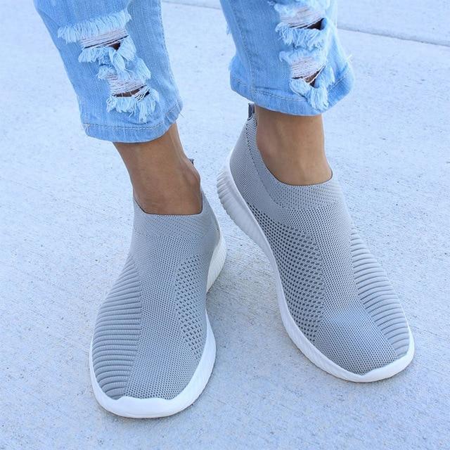 Sneakersy Ortopedyczne Lira | Wsuwane, Dzianinowe, Wygodne Wsparcie 9