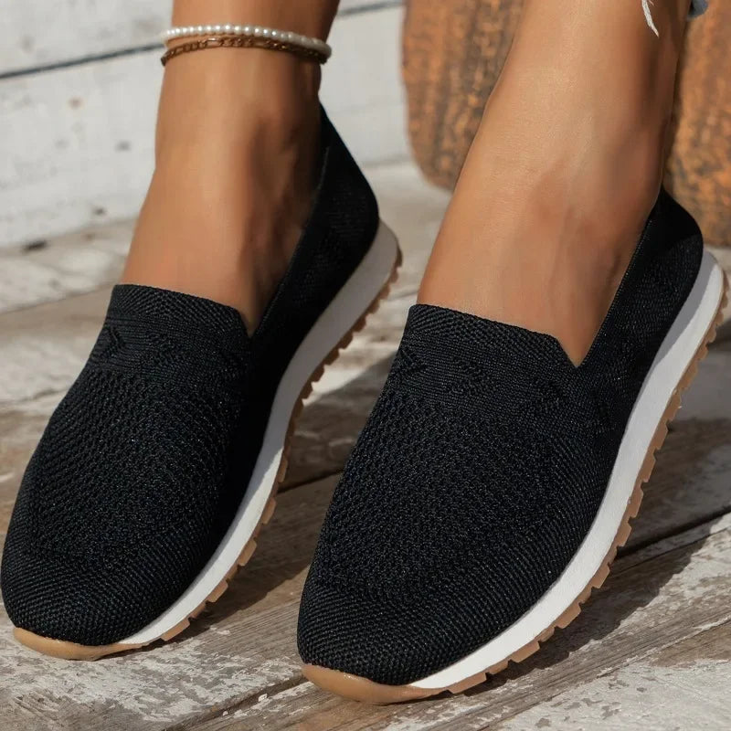 Sneakersy Paulina | Siateczkowe, białe sneakersy damskie na lato 5