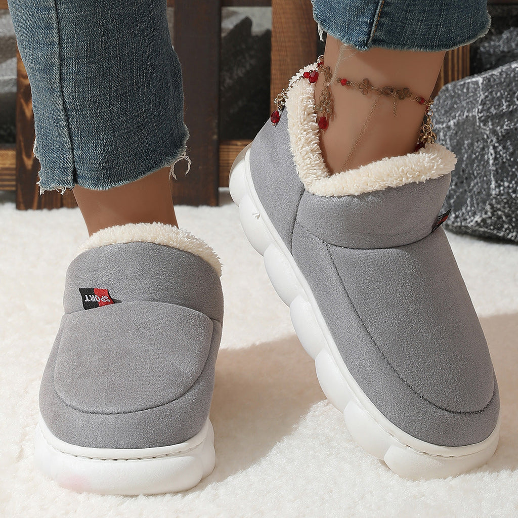 Sneakersy Rebecca Damskie | Pluszowe, Lekkie z Platformą na Zimę 1